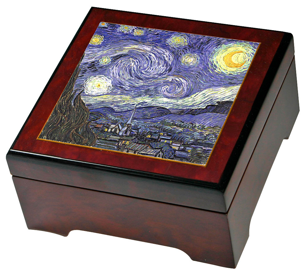 Musik-Schmuckbox "Sternennacht" von Vincent van Gogh