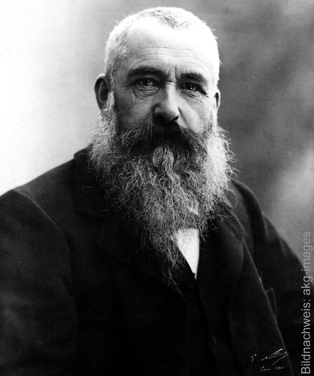 Porträt des Künstlers Claude Monet Porträt des Künstlers Claude Monet