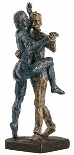 Skulptur "Tangopaar im Frühling", Bronze von Uwe Spiekermann