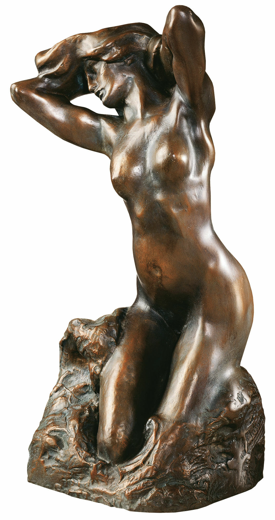Skulptur "Baigneuse" (1880), Version in Kunstbronze von Auguste Rodin