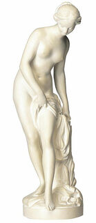 Skulptur "Badende" (Reduktion), Kunstmarmor von Etienne-Maurice Falconet