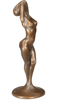 Skulptur "Weiblicher Akt", Bronze
