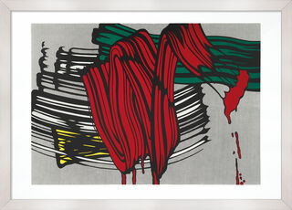 Bild "Big Painting No. 6" (1965), gerahmt von Roy Lichtenstein