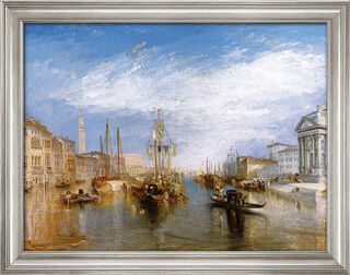 Bild "Canal Grande" (1835), gerahmt von William Turner