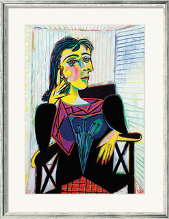 Bild "Dora Maar" (1937), gerahmt von Pablo Picasso