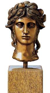Büste "La Testa", Bronze von Carlo Maria Mariani