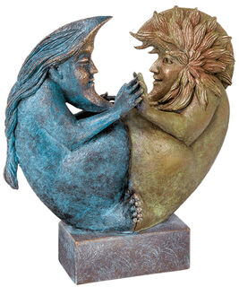 Skulptur "Sun & Moon II", Bronze