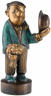 Skulptur "Der Blumenkavalier - Jubiläums-Edition", Bronze