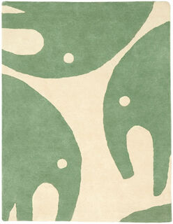 Teppich "Elefant grün" (120 x 170 cm) von Bleuu-Studio