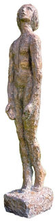Skulptur "Pina - Vollmond" (2019), Bronze von Dagmar Vogt