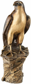 Skulptur "Turmfalke", Bronze