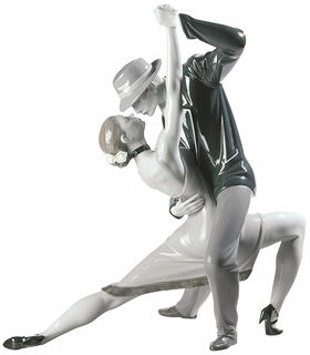 Porzellanfigur "Leidenschaftlicher Tango", handbemalt