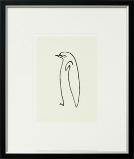 Bild "Der Pinguin - Le Pingouin", gerahmt
