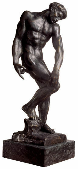 Skulptur "Adam oder der große Schatten" (1880), Version in Kunstbronze von Auguste Rodin