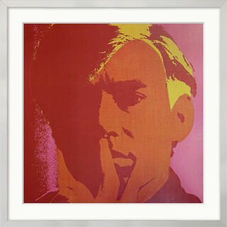 Bild "Selbstbildnis" (1993), gerahmt von Andy Warhol
