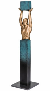 Skulptur "Yes I can", Bronze von Annie Jungers