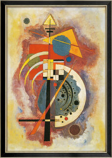 Bild "Hommage à Grohmann" (1926), gerahmt von Wassily Kandinsky