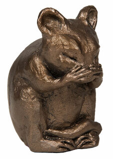 Skulptur "Mortimer Mouse", Kunstbronze