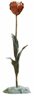 Gartenobjekt "Kleine Tulpe", Bronze