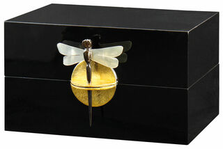 Schatulle "Dragon Fly", schwarz-goldfarbene Version