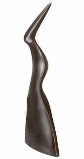 Skulptur "Wächterin", Bronze von Monika Wex