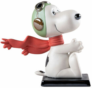 Porzellanfigur "Snoopy Flying Ace"