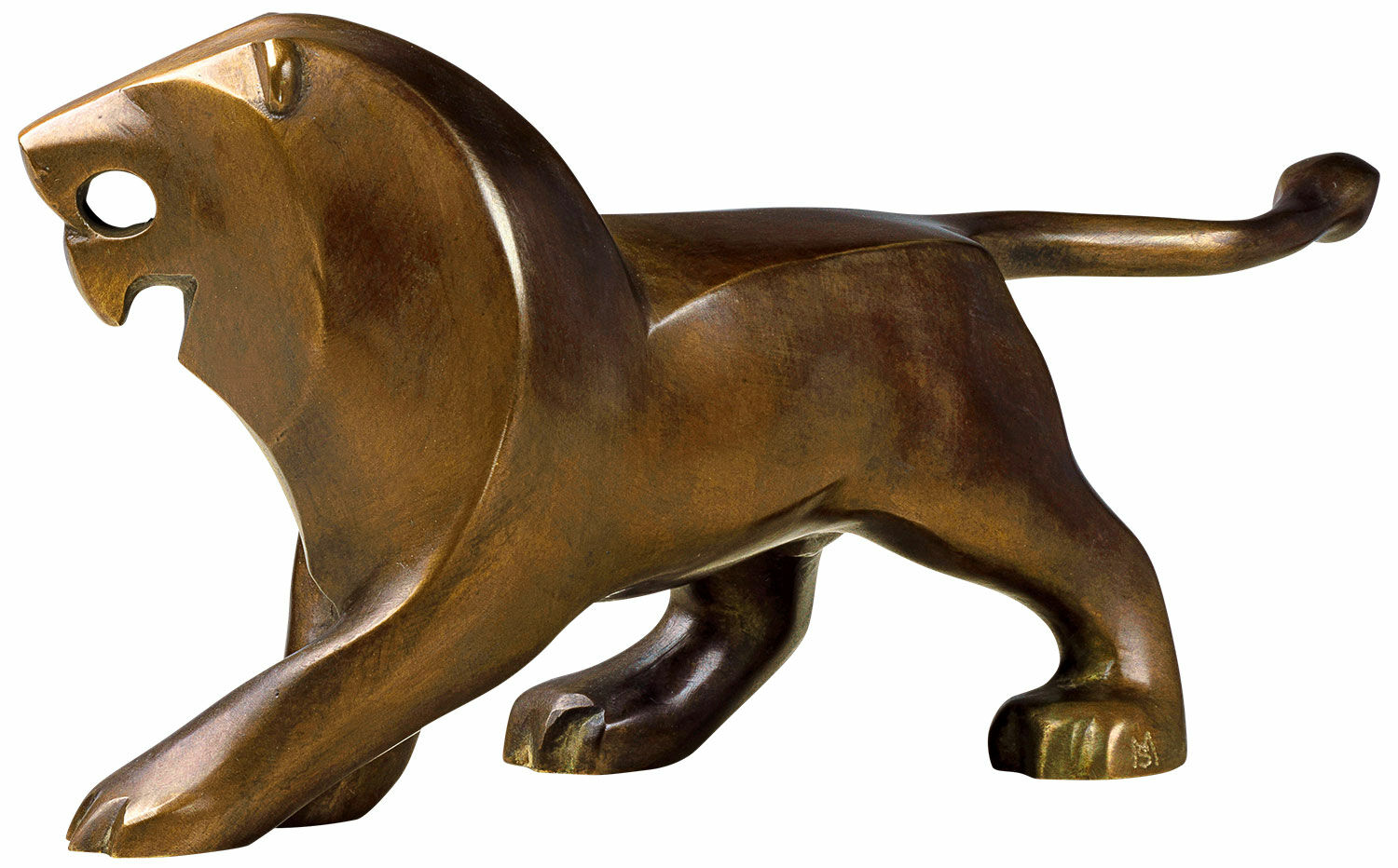 Skulptur "Kleiner Löwe", Bronze von SIME